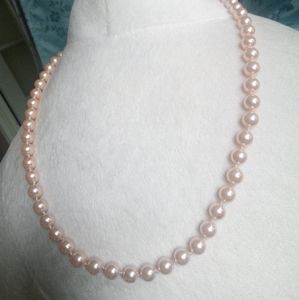 Richelieu rose/peach/skin Pearl Necklace